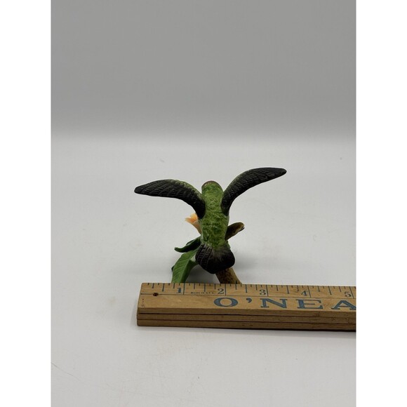 Russ Berrie VTG " Nature's Song" Porcelain hummingbird on flower figurine - Picture 10 of 12